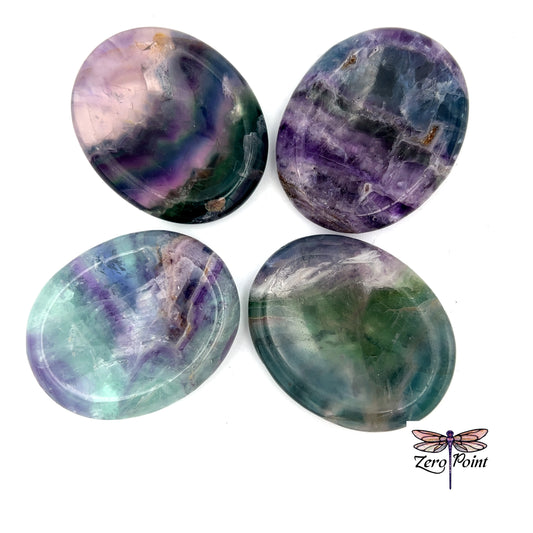 Fluorite Worry Stone - Zero Point Crystals