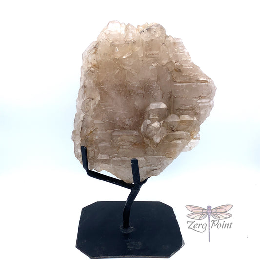 Elestial Quartz on Stand 12" - Zero Point Crystals