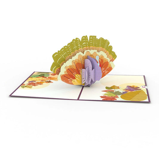 Harvest Turkey Pop Up Card - Zero Point Crystals