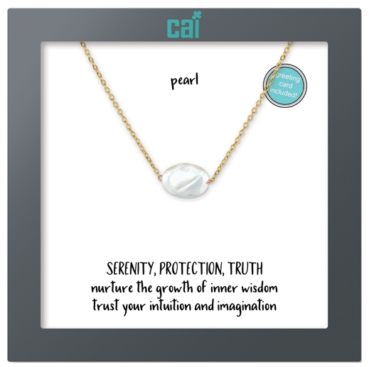 Oval Genuine Gemstone Necklace - Zero Point Crystals
