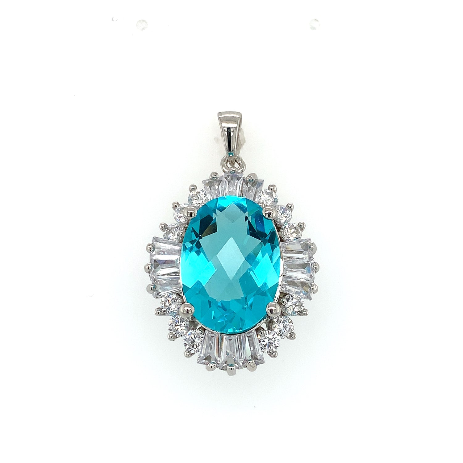 Helenite Oval Pendant 1056 - Zero Point Crystals