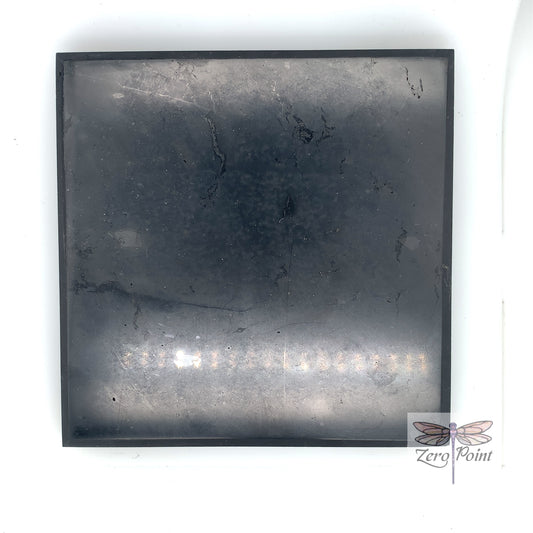 Shungite Polished Square Tile - Zero Point Crystals