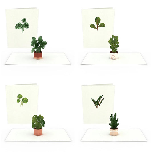 Plants Pop Up Note Cards - Zero Point Crystals