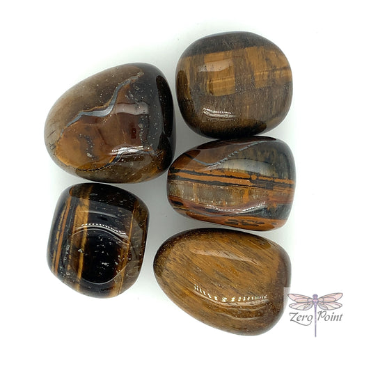 Tumbled Tiger Eye 3/4" - Zero Point Crystals