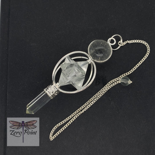 Quartz Merkaba Pendulum - Zero Point Crystals