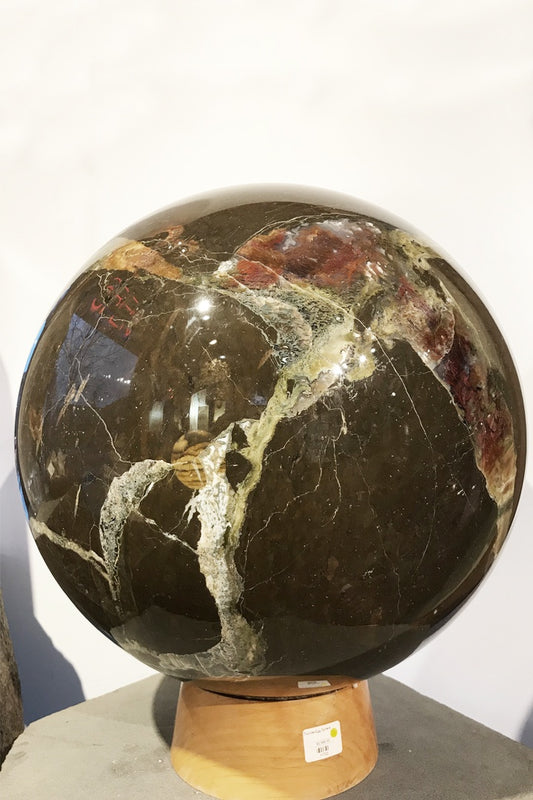 Agate (Thunder Egg) Sphere - Zero Point Crystals