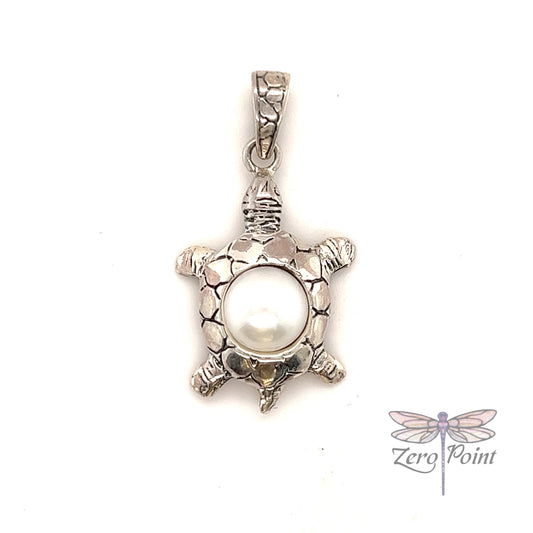 Pearl Turtle Pendant - Zero Point Crystals