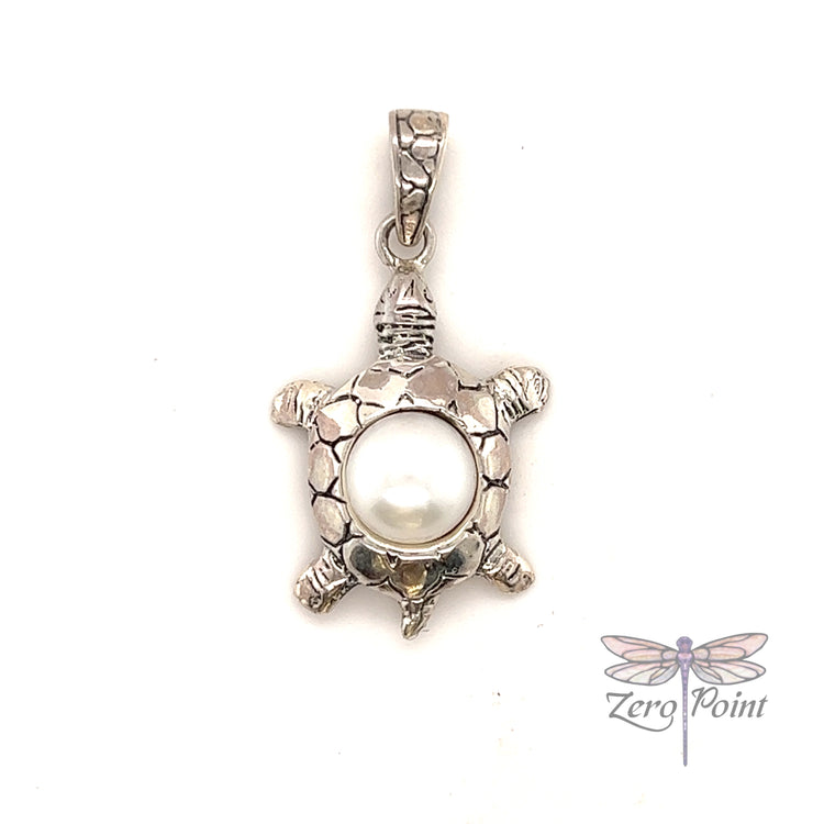 Pearl Turtle Pendant - Zero Point Crystals