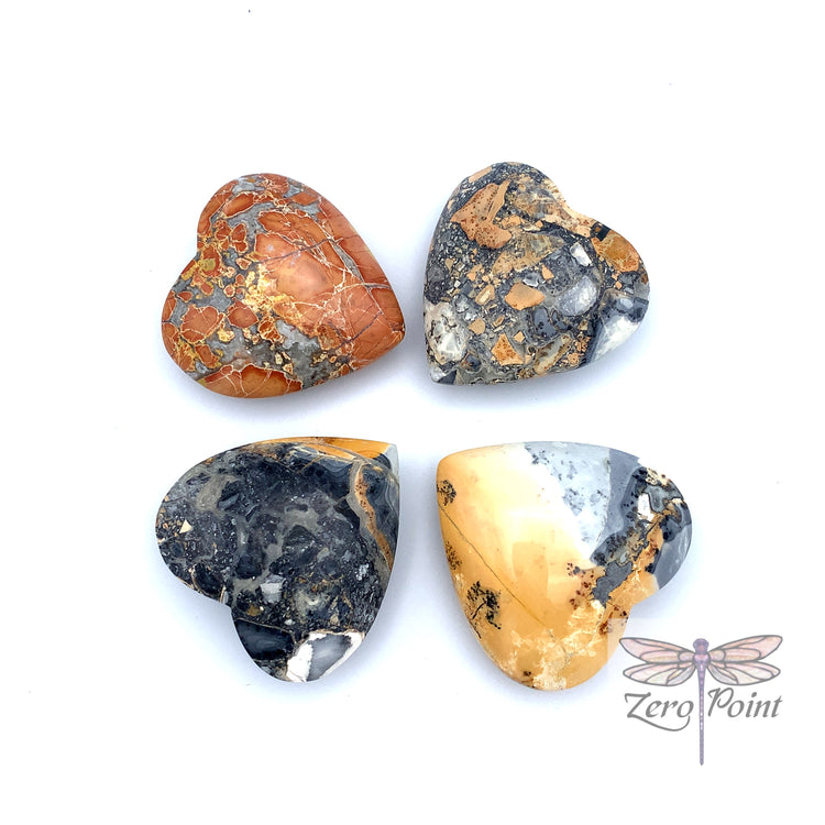 Maligano Jasper Heart - Zero Point Crystals