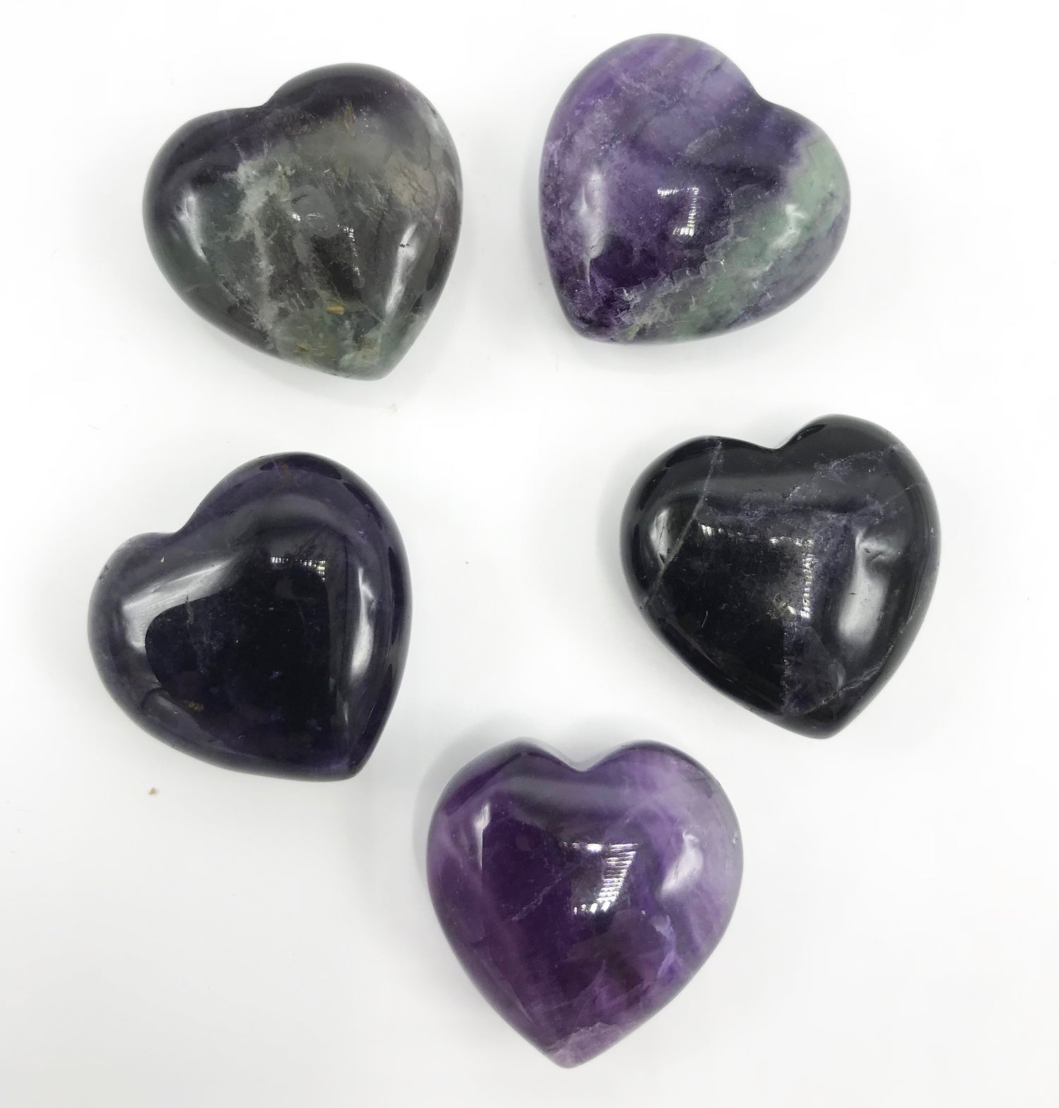 Fluorite Heart - Zero Point Crystals