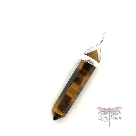 Tiger Eye DT Pendant - Zero Point Crystals