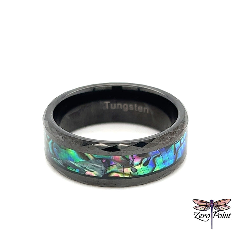 Tungsten and Shell Ring - Zero Point Crystals