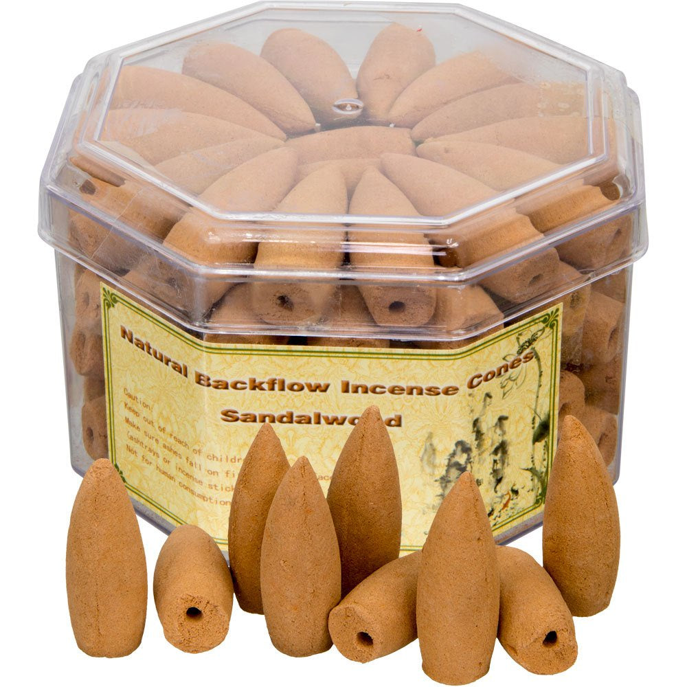 Sandalwood Backflow Incense Cones - Zero Point Crystals