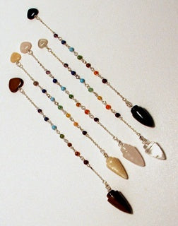 Chakra Stone Pendulum - Zero Point Crystals