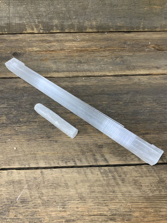 Selenite Logs - Zero Point Crystals