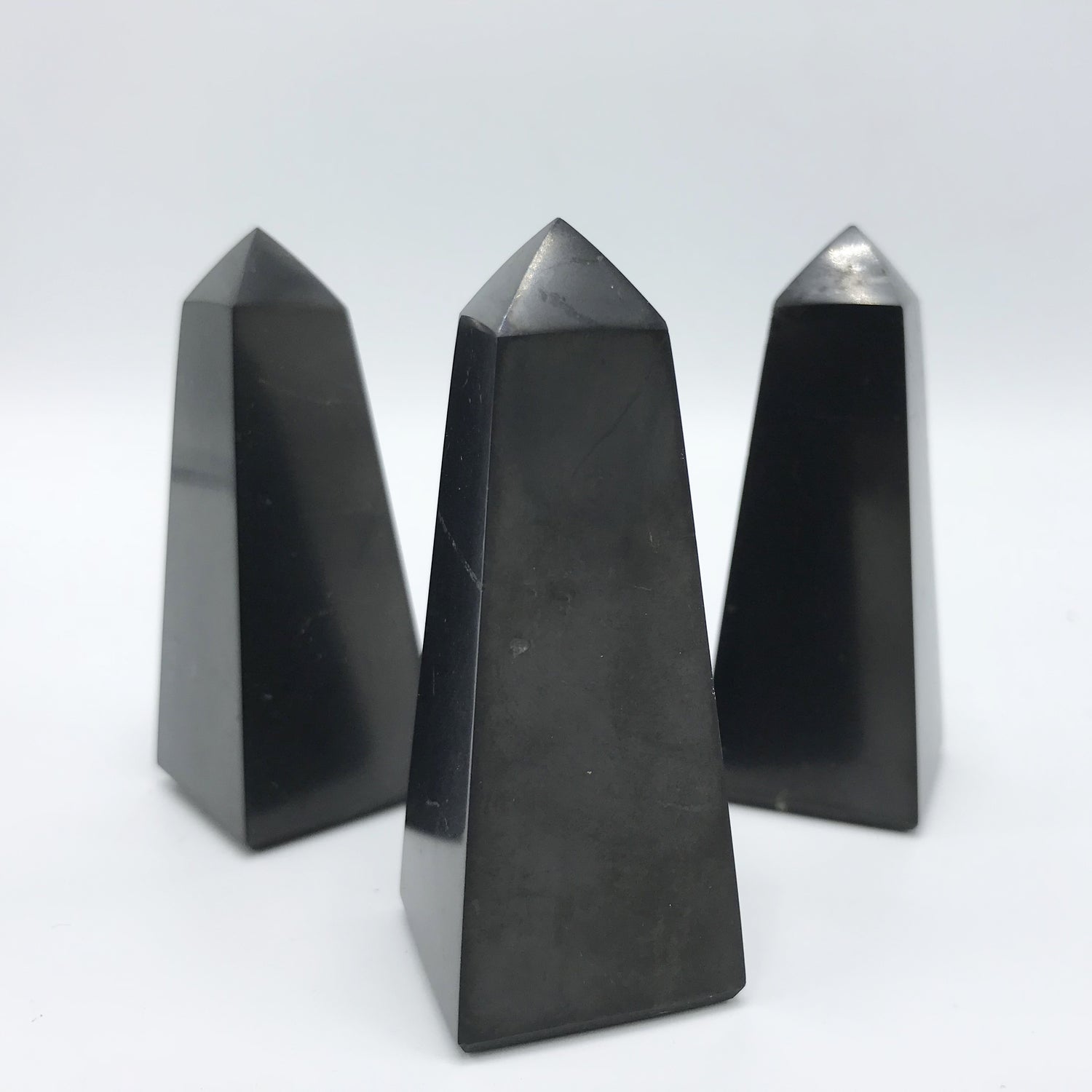 Shungite Obelisk - Zero Point Crystals