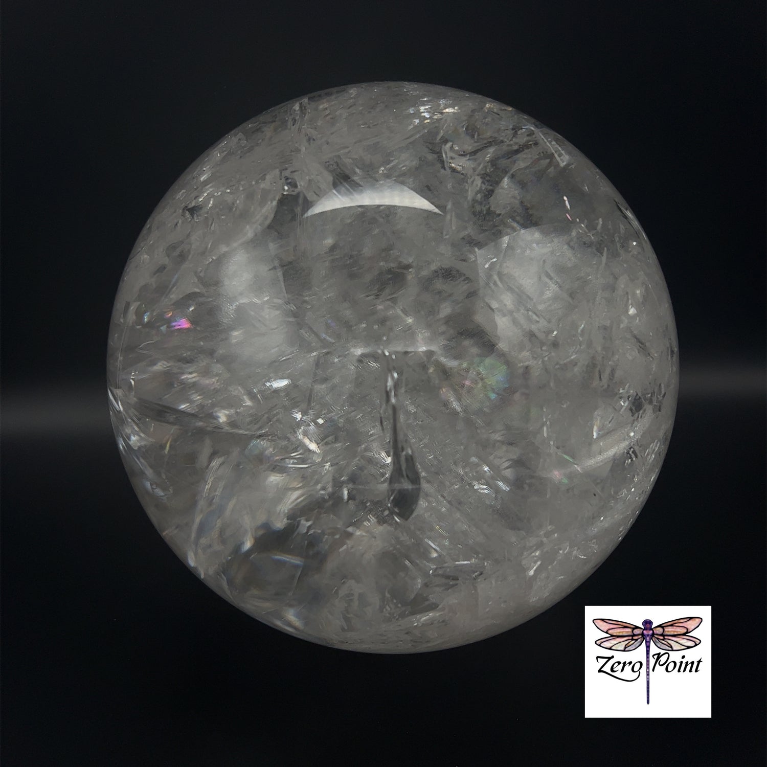 Lemurian Sphere 6" - Zero Point Crystals