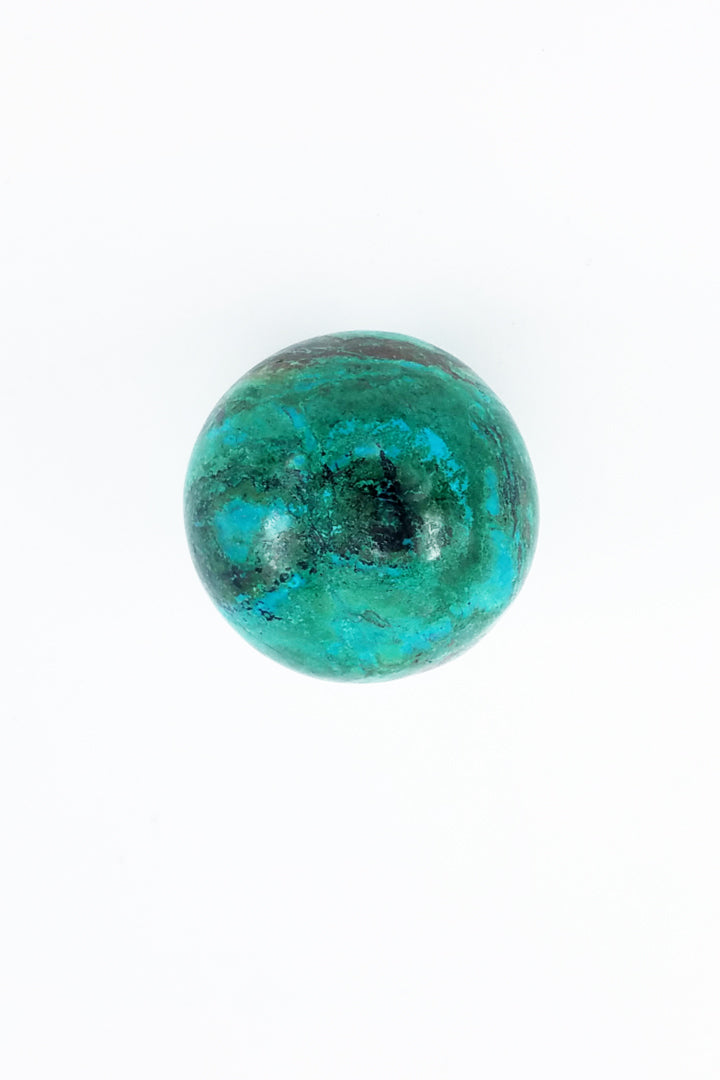 Chrysocolla Sphere A - Zero Point Crystals