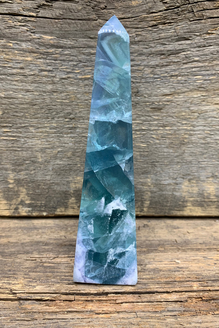 Fluorite Obelisk - Zero Point Crystals
