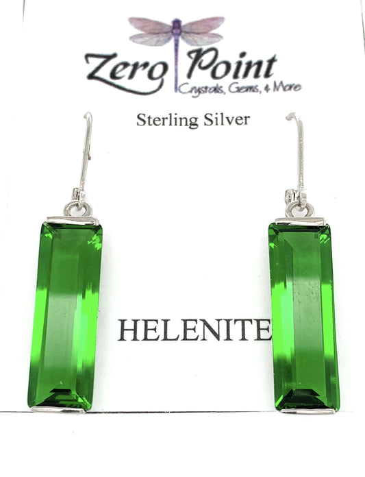 Helenite Earrings 11645 - Zero Point Crystals