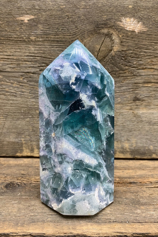 Fluorite Point 6-7" - Zero Point Crystals