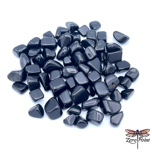Black Obsidian Tumbled - Zero Point Crystals