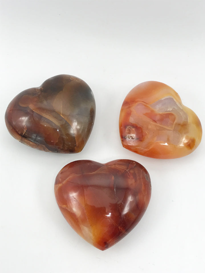 Carnelian Heart - Zero Point Crystals