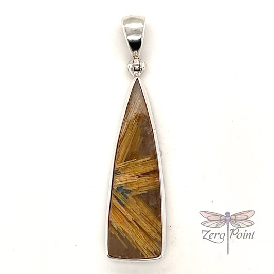 Star Rutilated Quartz Pendant - Zero Point Crystals