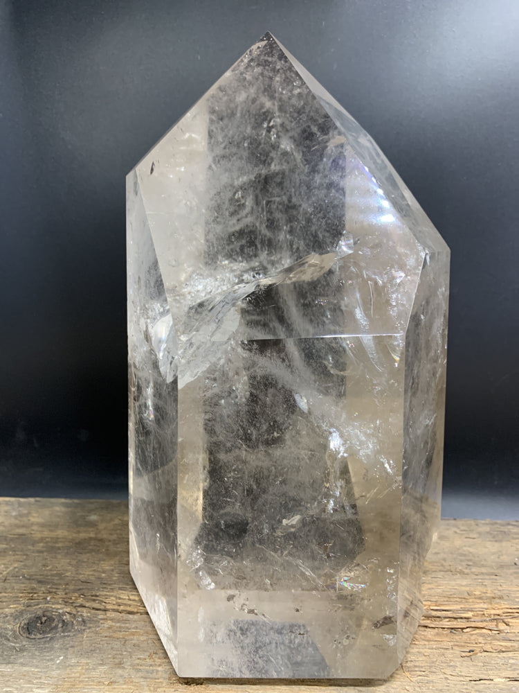 Smokey Quartz Point #4881 - Zero Point Crystals