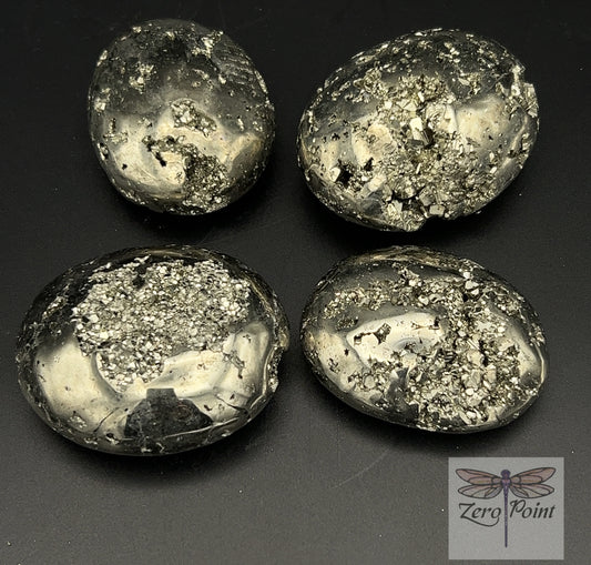 Pyrite Palm Stone - Zero Point Crystals