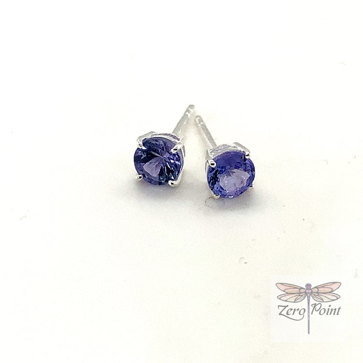 Tanzanite Earrings 2629 - Zero Point Crystals