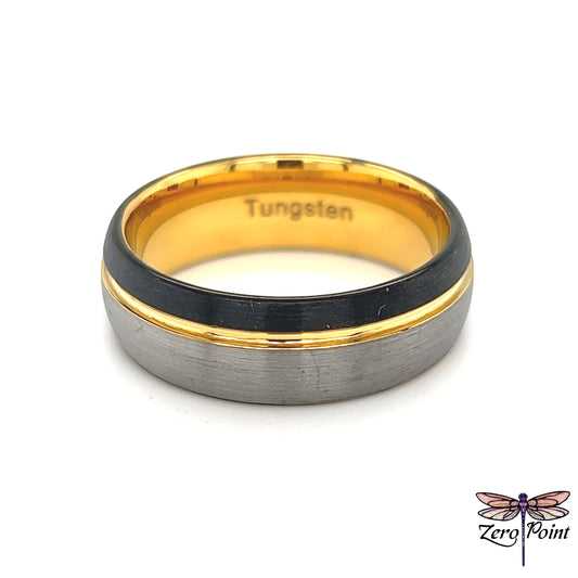 Tungsten Carbide Ring 18499 - Zero Point Crystals