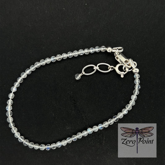 Moonstone Microbead Bracelet - Zero Point Crystals