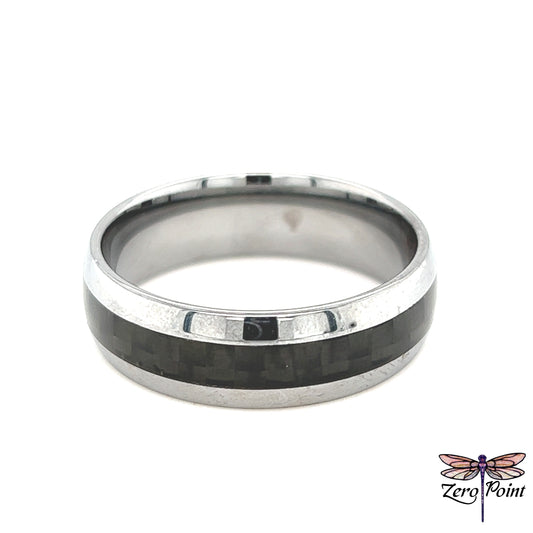 Tungsten Carbide Ring 18502 - Zero Point Crystals