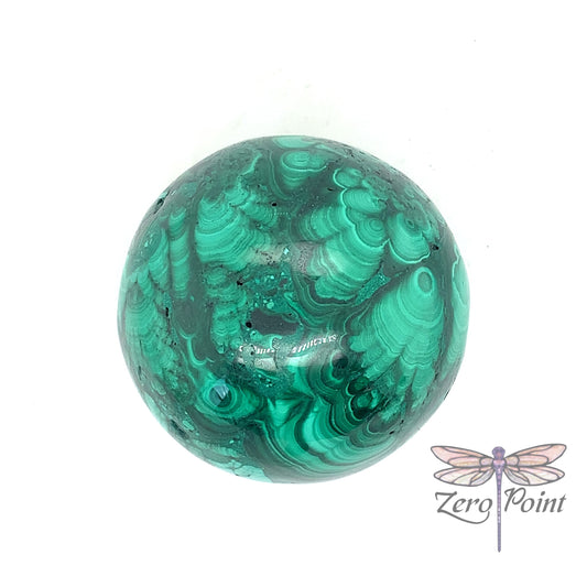 Malachite Sphere 40mm - Zero Point Crystals