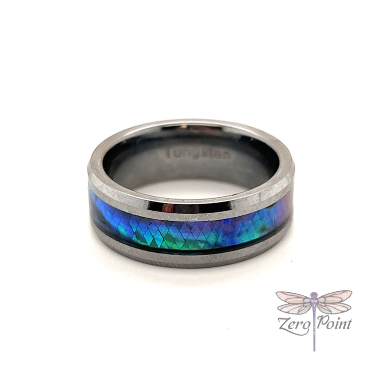 Tungsten Carbide and Shell Ring - Zero Point Crystals