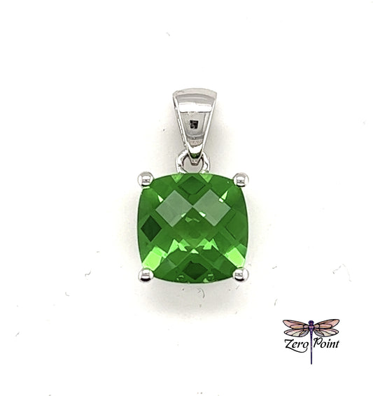 Helenite Square Pendant - Zero Point Crystals