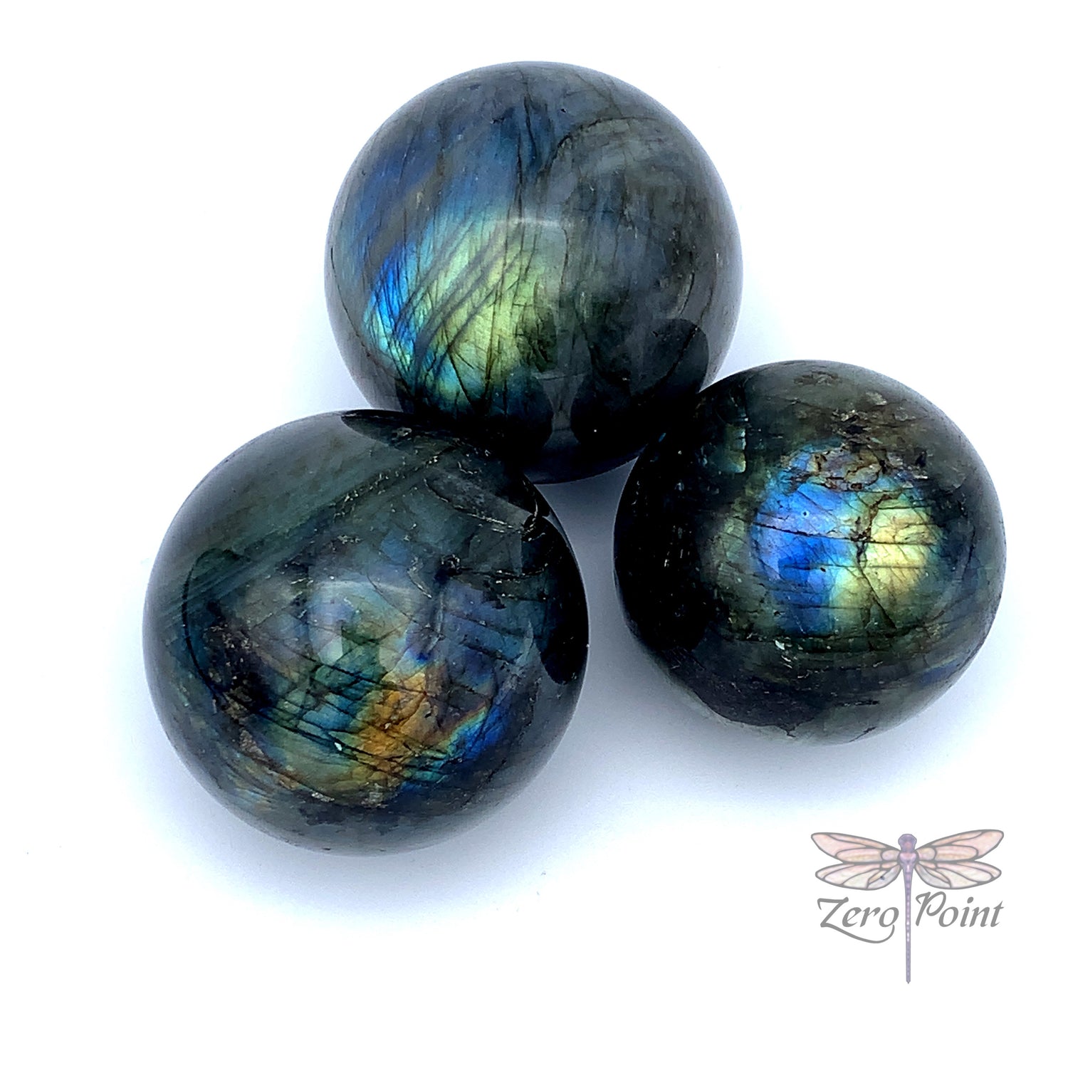 Labradorite Sphere 1.75" - Zero Point Crystals