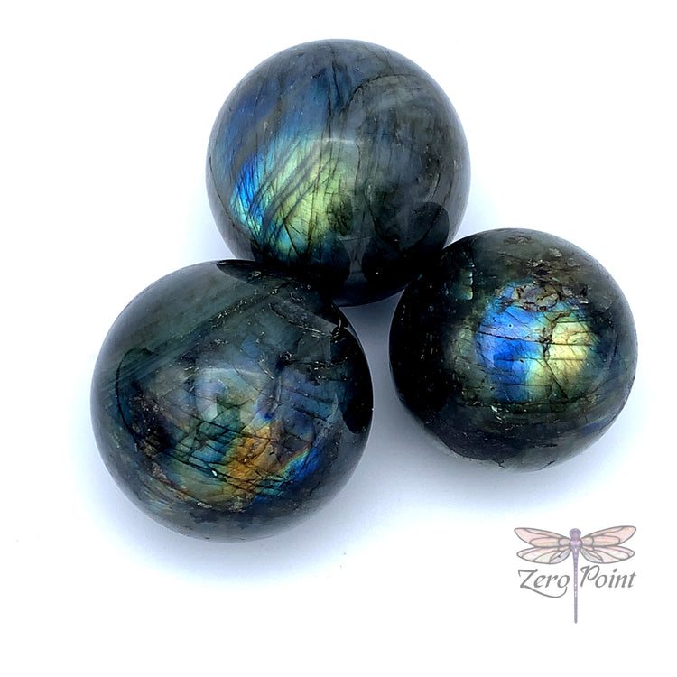 Labradorite Sphere 1.75" - Zero Point Crystals