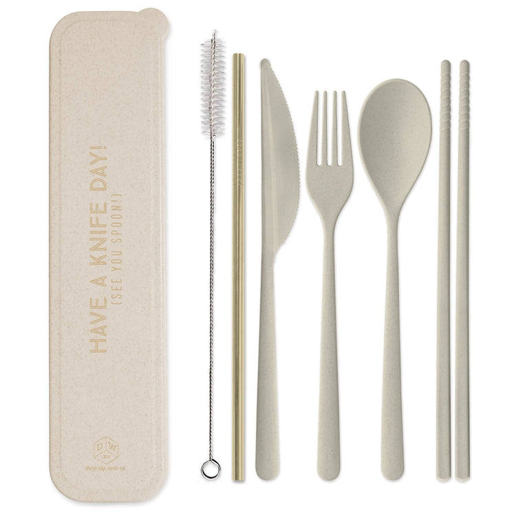 Eco-Friendly Flatware Set - Zero Point Crystals