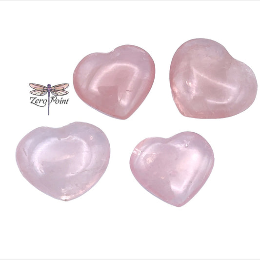 Rose Quartz Heart 3-4cm - Zero Point Crystals