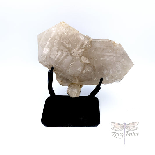 Elestial Quartz on Stand 7.5" - Zero Point Crystals