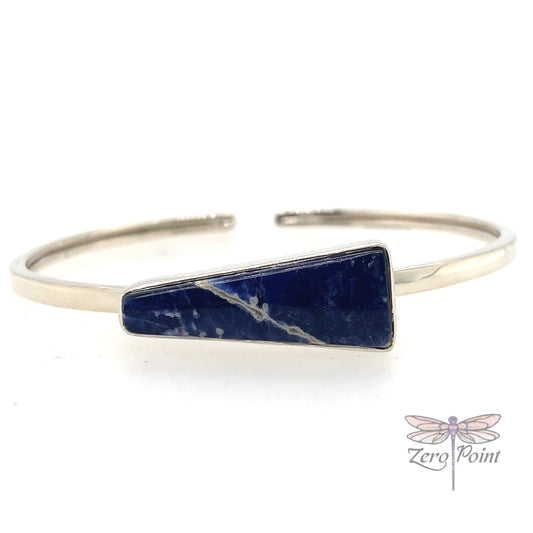 Sodalite Bangle Bracelet - Zero Point Crystals