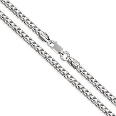 Sterling Silver Adjustable Franco Chain - Zero Point Crystals