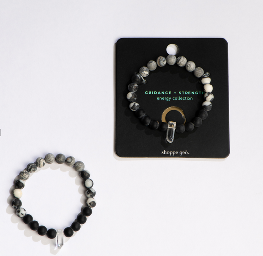 Energy Collection: Guidance + Strength Bracelet - Zero Point Crystals