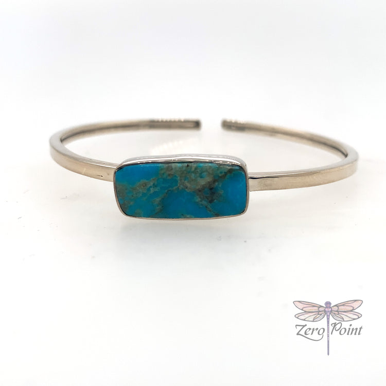 Turquoise Bangle Bracelet - Zero Point Crystals