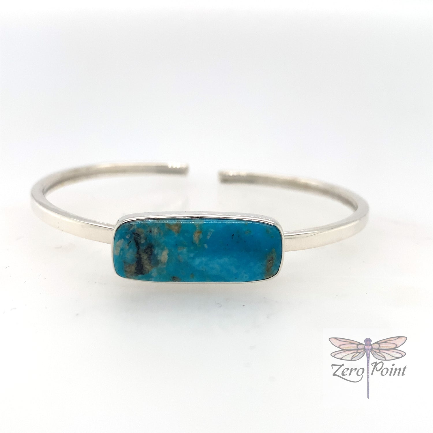 Turquoise Bangle Bracelet - Zero Point Crystals