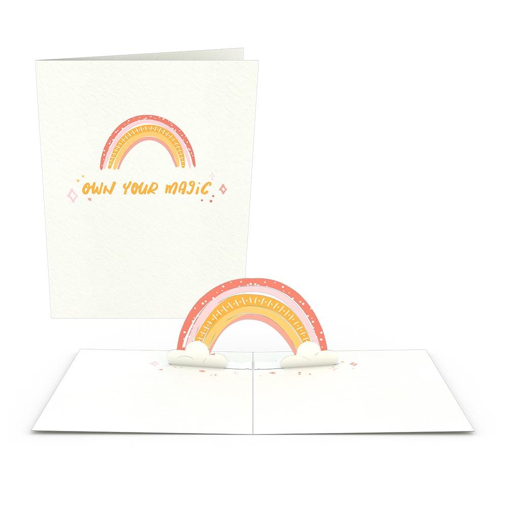 Rainbow Pop Up Note Crads - Zero Point Crystals