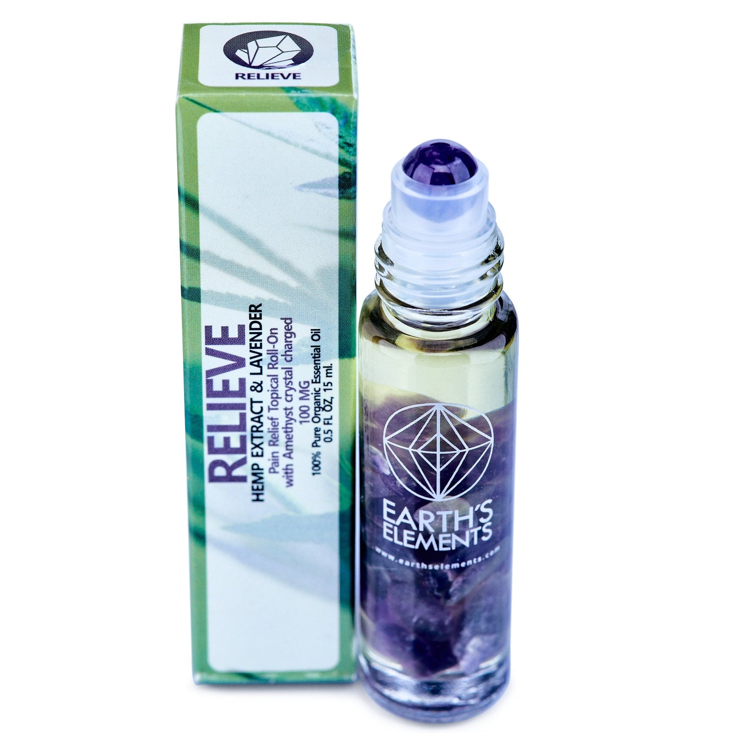 Earth's Elements Essential Oil Crystal Roll-Ons - Zero Point Crystals
