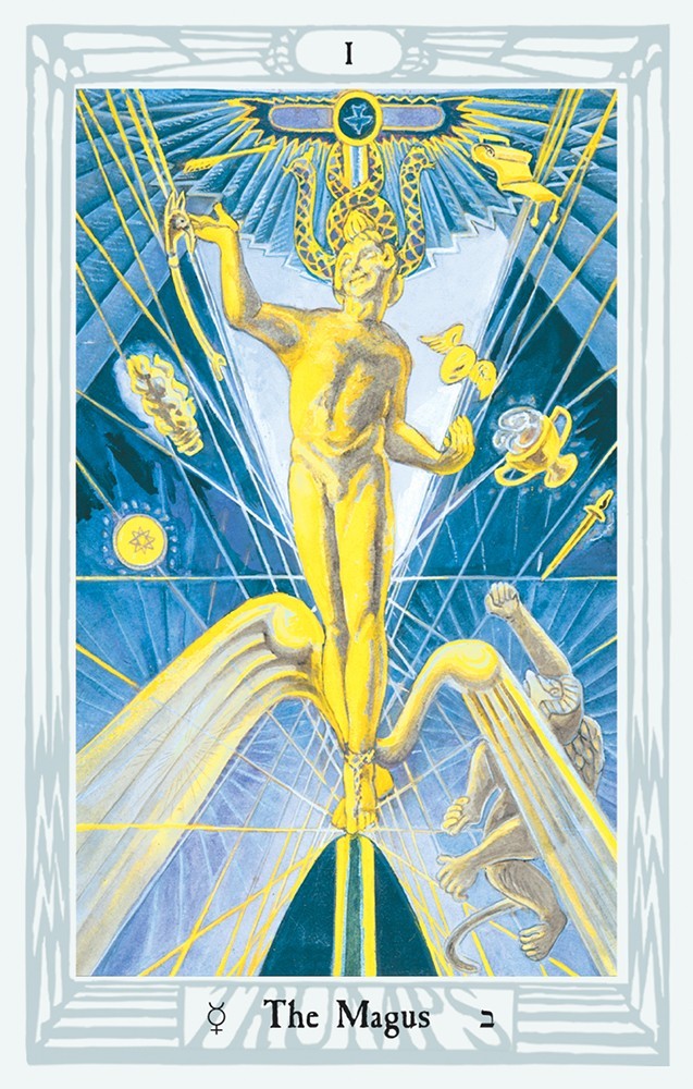 Crowley Thoth Tarot Deck Small - Zero Point Crystals